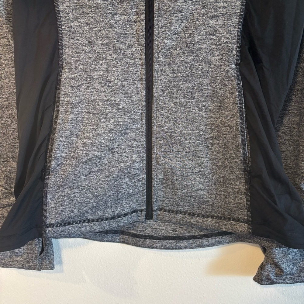 Victoria's Secret Sport Heathered Gray Jacket - Picture 3 of 9